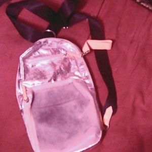 Cross body silver purse